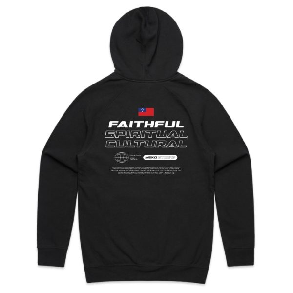 'Faithful Spiritual Cultural' Hoodie - Black